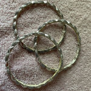 3 Bangle Bracelets